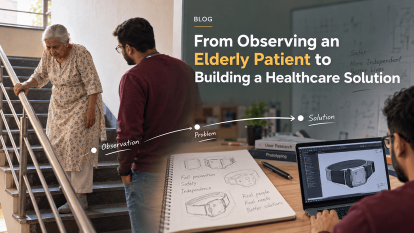 From Observing an Elderly Patient to Building a Healthcare Solution